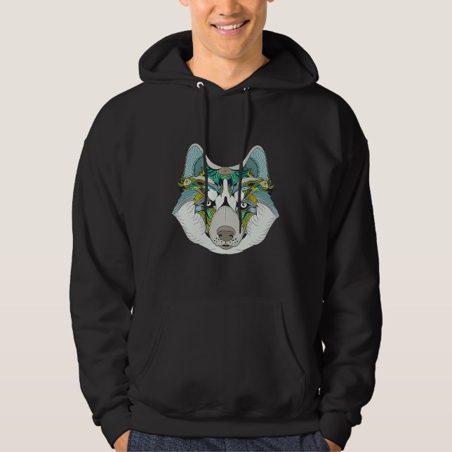 Zen Art Husky Hoodie (Front)