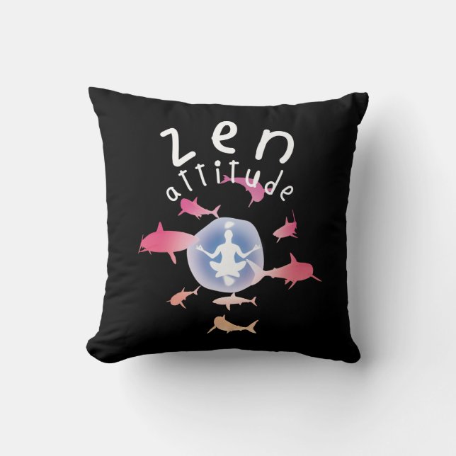 Zen Attitude Cushion (Front)