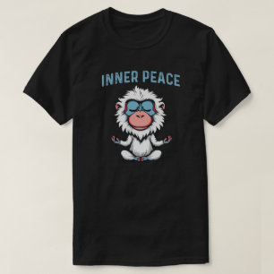 Zen Baboon – Inner Peace Meditating Monkey T-Shirt