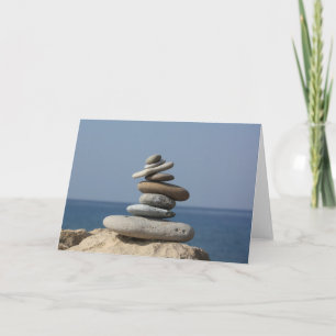 Zen Balance New Age Note / Greeting Card