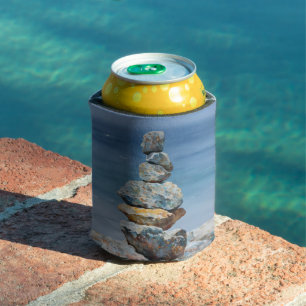Zen Balancing Rocks Serenity Style Can Cooler