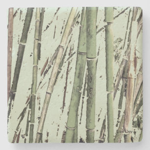 'Zen Bamboo' Stone Coaster