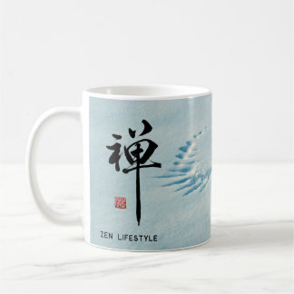 Zen Bird/Zen Lifestyle/Magnetic card Coffee Mug