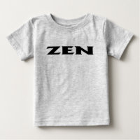 Zen black baby grey T-shirt