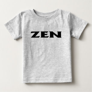Zen black baby grey T-shirt