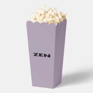 Zen black grey popcorn boxes