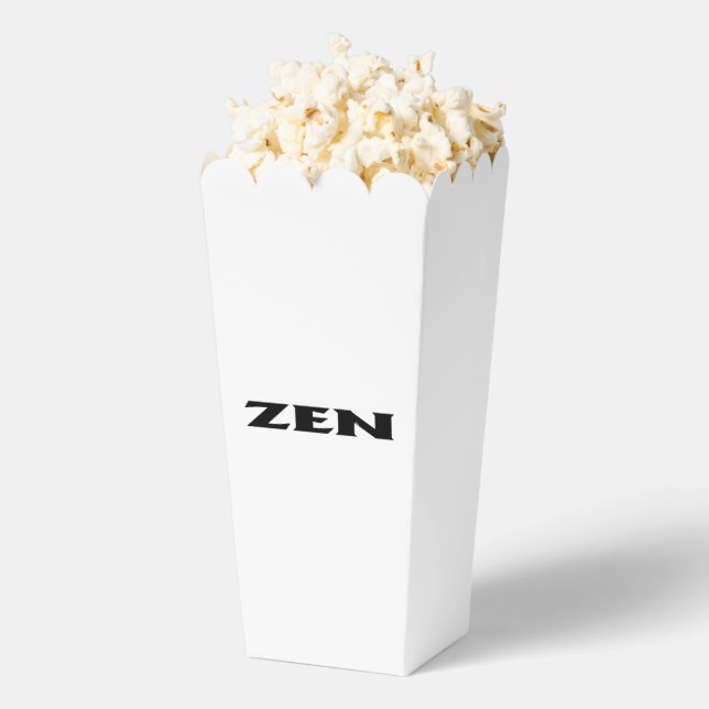 Zen black white popcorn boxes (Popped)