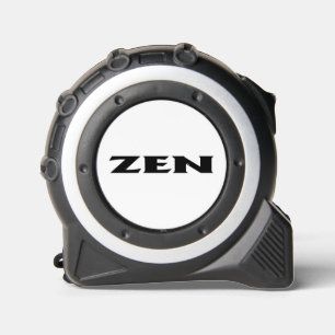Zen black white tape measure 1