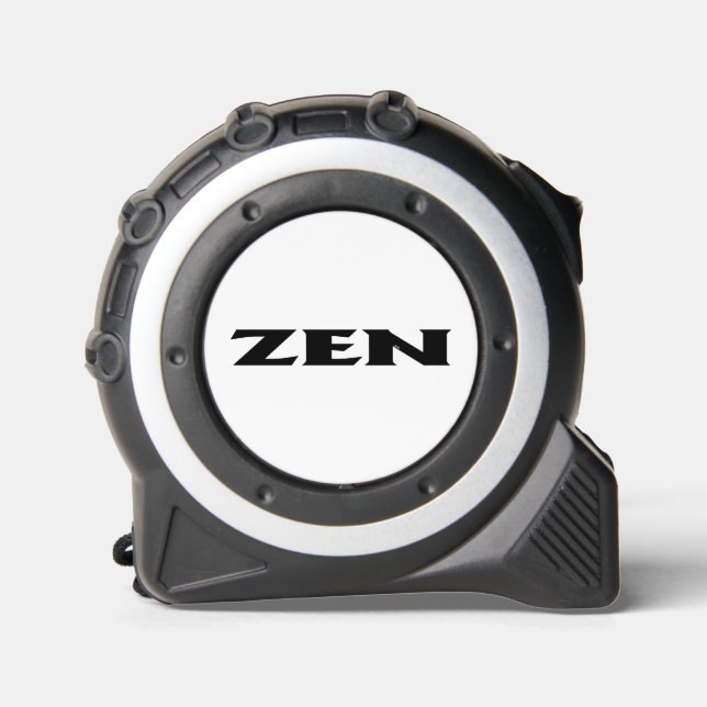 Zen black white tape measure 1 (Front)