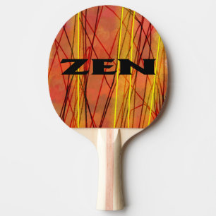 Zen black wire ping pong paddle