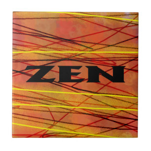 Zen black wire small tile