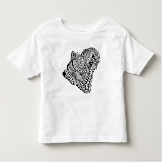 Zen Briard B/W Toddler Tee
