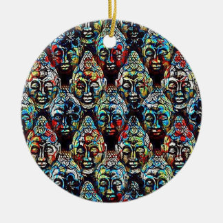 Zen Buddha Ceramic Ornament