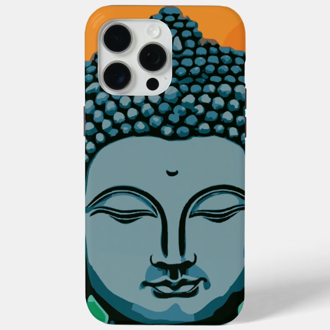 Zen Buddha Head  Case-Mate iPhone Case (Back)