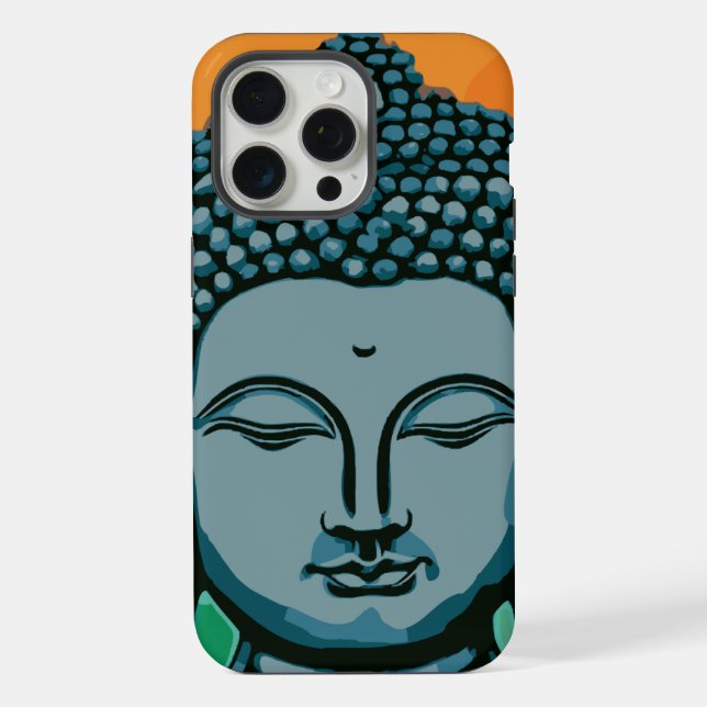 Zen Buddha Head  iPhone Case (Back)