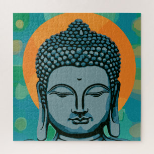 Zen Buddha Head  Jigsaw Puzzle