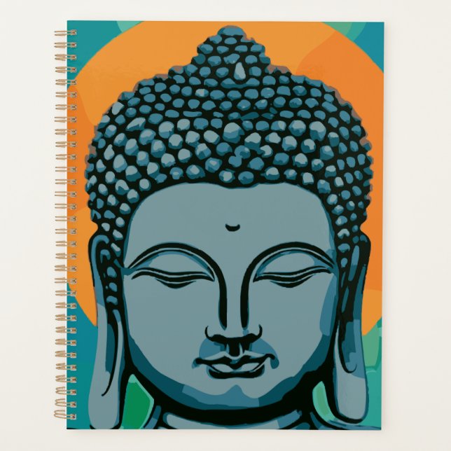 Zen Buddha Head  Planner (Front)