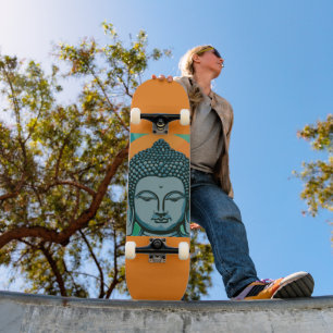 Zen Buddha Head  Skateboard