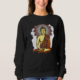 Zen Buddha Mandala Spiritual Asian Style Meditatio Sweatshirt