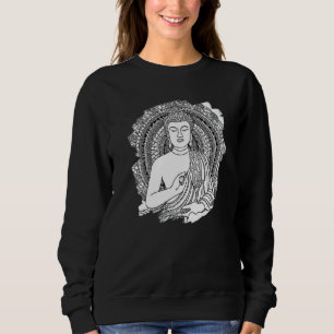 Zen Buddha Mandala Spiritual Asian Style Meditatio Sweatshirt