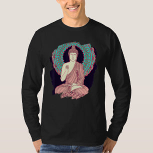 Zen Buddha Mandala Spiritual Asian Style Meditatio T-Shirt