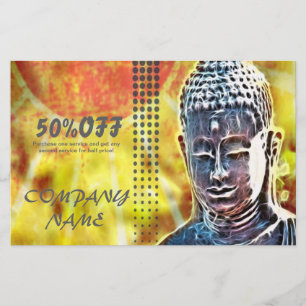 Zen buddha meditation Yoga Massage Therapist Flyer