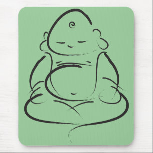 Zen Buddha Mouse Pad