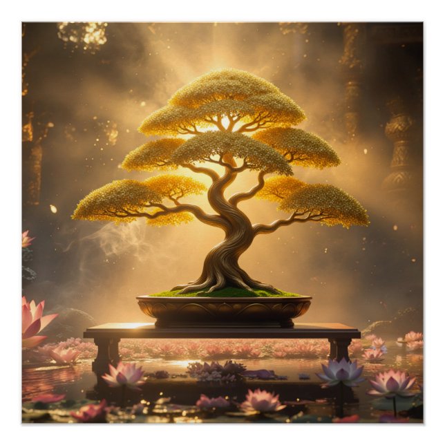 ZEN BUDDHISM - BONSAI TREE - POSTER (Front)