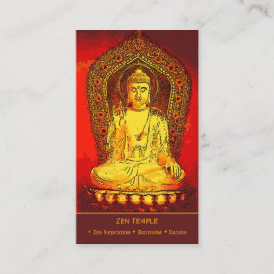 Zen Buddhism Business Card