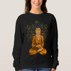 Zen Buddhism Lotus Flower Spiritual Buddhist Buddh Sweatshirt