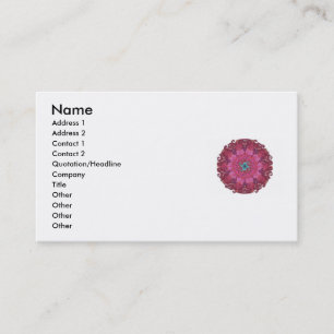 Zen Buddhist inspired sacred wheel Business Cards