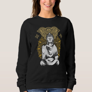 Zen Buddhist Mandala Elephant Buddhism Buddha Sweatshirt
