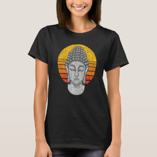 Zen Buddhist Mantra Spiritual Buddhism Retro Sunse T-Shirt