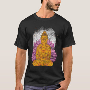 Zen Buddhist Meditation Buddhism Lotus Flower Blos T-Shirt