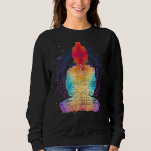 Zen Buddhist Spiritual Buddhism Mandala Colourful Sweatshirt