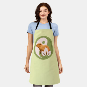 Zen Capybara Yin Yang Apron