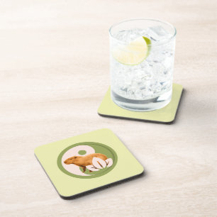 Zen Capybara Yin Yang Peaceful Nature Coaster