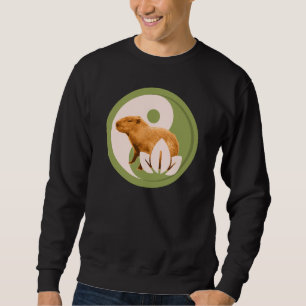 Zen Capybara Yin Yang Sweatshirt