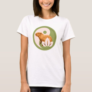 Zen Capybara Yin Yang T-Shirt