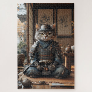 Zen Cat Samurai Puzzle