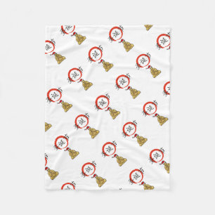 Zen Christmas Designs Fleece Blanket