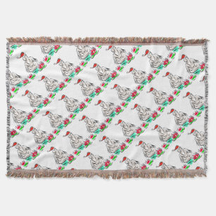 Zen Christmas Designs Throw Blanket