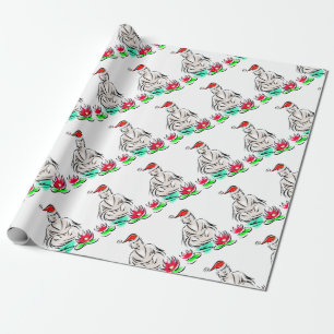 Zen Christmas Designs Wrapping Paper