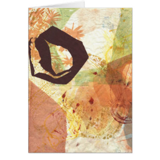 Zen Circle Enso Passage Abstract Card