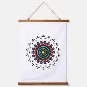 Zen Circle Mandala Hanging Tapestry