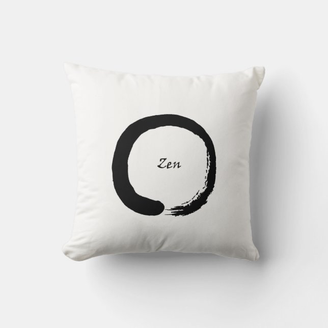 Zen Circle Pillow (Front)