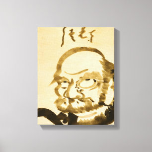 Zen Classics - Hakuin Ekaku - Daruma Canvas Print