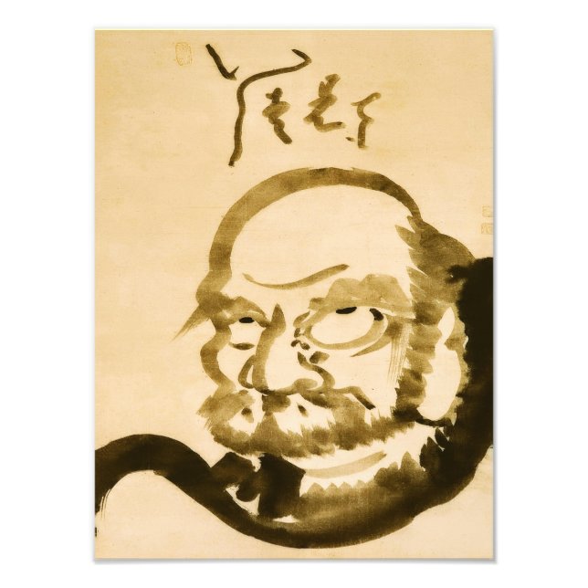 Zen Classics - Hakuin Ekaku - Daruma Photo Print (Front)