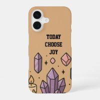 Zen Crystal Flat Lay 'Today Choose Joy' 