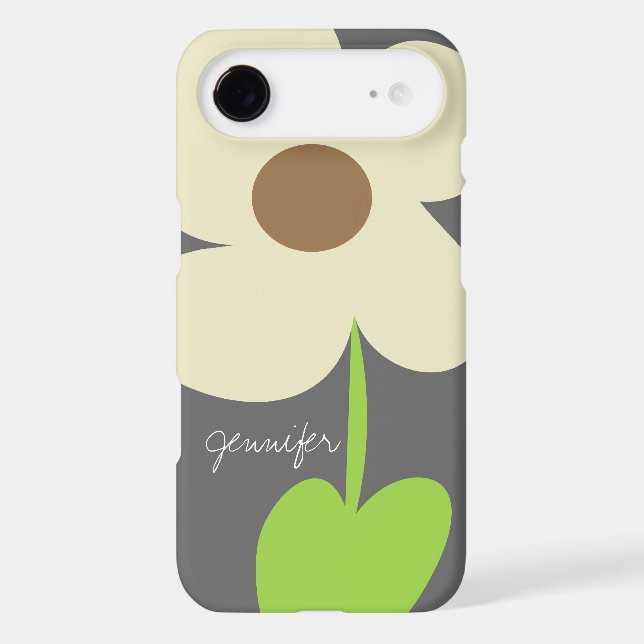 Zen Daisy Personalised iPhone 6/6S Case (Back)